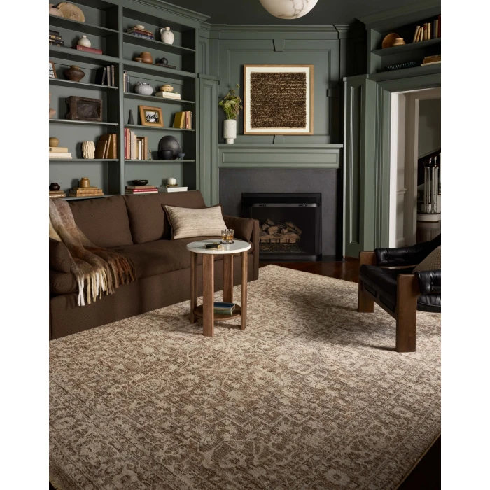 Loloi Newman Dark Taupe / Natural NEW-02 3ft.-11in. X 5ft.-7in. Rect. Rug
