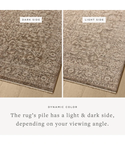 Loloi Newman Dark Taupe / Natural NEW-02 5ft.-3in. X 7ft.-6in. Rect. Rug
