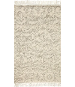 Loloi Noelle NOE-01 IVORY / BLACK Area Rug 2 ft. 0 in. X 5 ft. 0 in. Rectangle