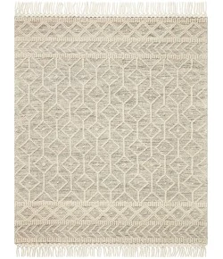 Loloi Noelle NOE-02 IVORY / BLACK Area Rug 18 in. X 18 in. Sample