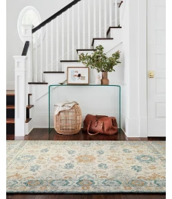 Loloi Norabel NOR-01 IVORY / MULTI Area Rug 3 ft. 6 in. X 5 ft. 6 in. Rectangle