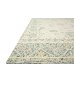 Loloi Norabel NOR-01 IVORY / SLATE Area Rug 2 ft. 3 in. X 3 ft. 9 in. Rectangle