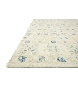 Loloi Norabel NOR-02 IVORY / GREY Area Rug 2 ft. 6 in. X 9 ft. 9 in. Rectangle