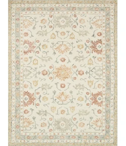 Loloi Norabel NOR-03 IVORY / RUST Area Rug 2 ft. 6 in. X 9 ft. 9 in. Rectangle