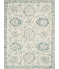 Loloi Norabel NOR-04 IVORY / BLUE Area Rug 3 ft. 6 in. X 5 ft. 6 in. Rectangle