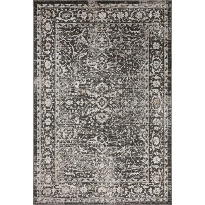 Loloi II Odette Charcoal / Silver 5'-3" x 7'-9" Area Rug