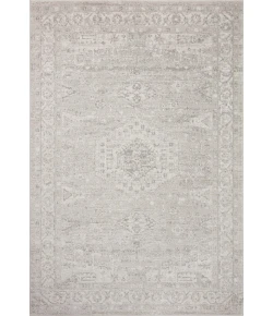 Loloi Odette ODT-02 Silver / Ivory Area Rug 2 ft. 7 in. X 10 ft. 0 in. Rectangle