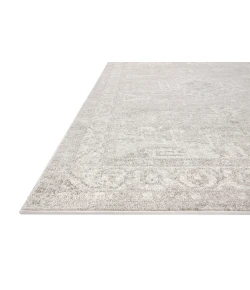 Loloi Odette ODT-02 Silver / Ivory Area Rug 2 ft. 7 in. X 10 ft. 0 in. Rectangle
