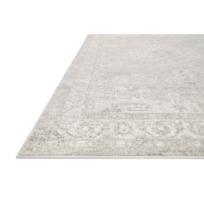 Loloi II Odette Silver / Ivory 2'-7" x 16'-0" Runner Rug