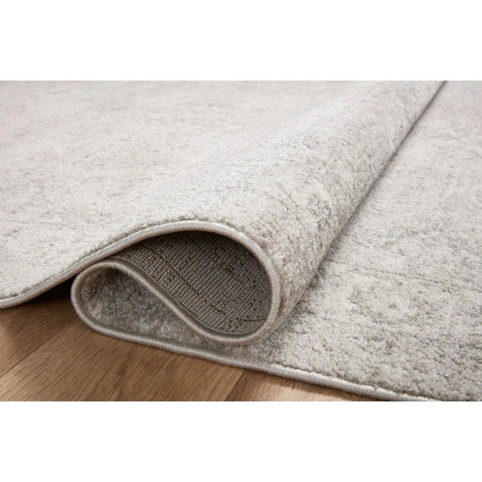 Loloi II Odette Silver / Ivory 2'-7" x 16'-0" Runner Rug