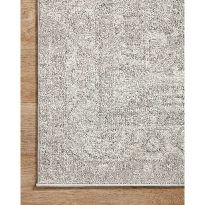 Loloi II Odette Silver / Ivory 2'-7" x 16'-0" Runner Rug