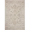 Loloi Odette ODT-03 Ivory / Beige Area Rug 5 ft. 3 in. X 5 ft. 3 in. Round