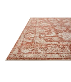 Loloi Odette ODT-03 Rust / Ivory Area Rug 2 ft. 7 in. X 12 ft. 0 in. Rectangle