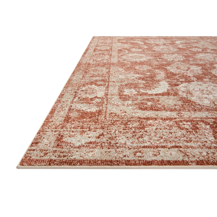Loloi II Odette Rust / Ivory 6'-7" x 9'-6" Area Rug