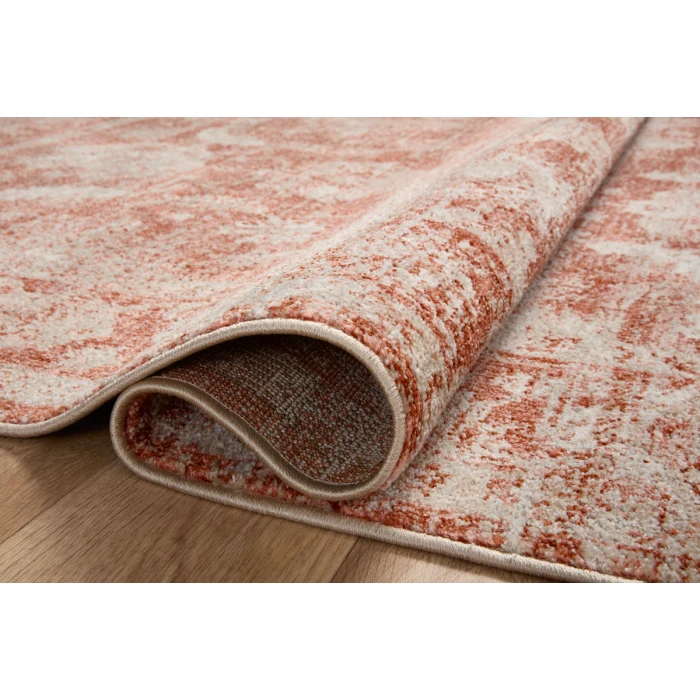 Loloi II Odette Rust / Ivory 6'-7" x 9'-6" Area Rug