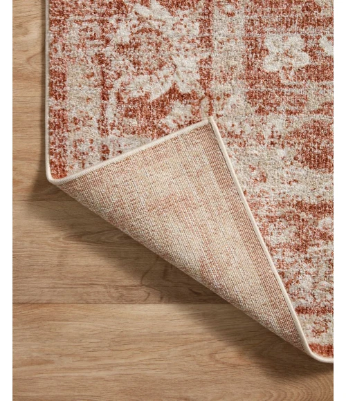 Loloi II Odette Rust / Ivory 2'-7" x 10'-0" Runner Rug