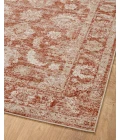 Loloi II Odette Rust / Ivory 2'-7" x 10'-0" Runner Rug