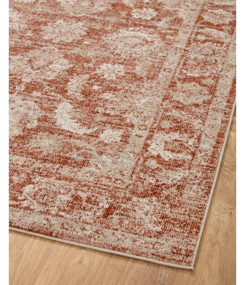 Loloi II Odette Rust / Ivory 2'-7" x 10'-0" Runner Rug