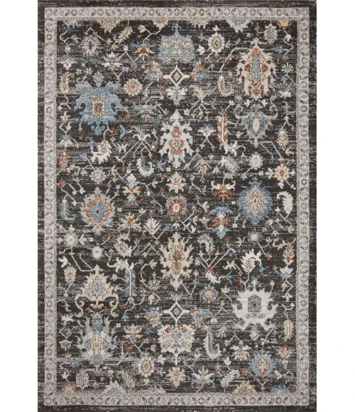 Loloi II Odette Charcoal / Multi 2'-7" x 8'-0" Runner Rug
