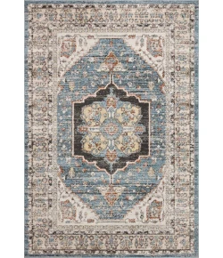 Loloi Odette ODT-06 Sky / Multi Area Rug 2 ft. 7 in. X 16 ft. 0 in. Rectangle
