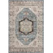 Loloi Odette ODT-06 Sky / Multi Area Rug 6 ft. 7 in. X 9 ft. 6 in. Rectangle