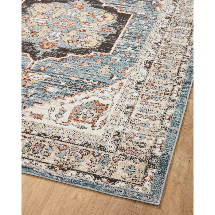 Loloi II Odette Sky / Multi 2'-7" x 16'-0" Runner Rug