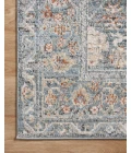 Loloi II Odette Sky / Rust 5'-3" x 5'-3" Round Accent Rug