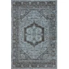 Loloi Odette ODT-08 Sky / Charcoal Area Rug 5 ft. 3 in. X 5 ft. 3 in. Round
