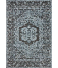 Loloi Odette ODT-08 Sky / Charcoal Area Rug 2 ft. 7 in. X 10 ft. 0 in. Rectangle