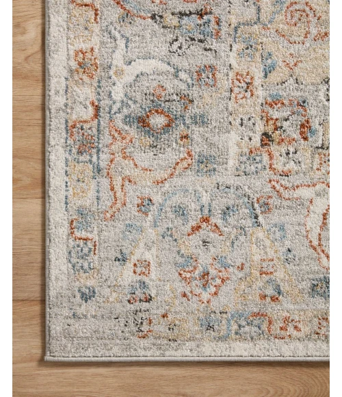 Loloi II Odette Ivory / Multi 5'-3" x 5'-3" Round Accent Rug