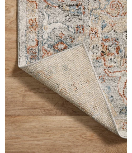 Loloi II Odette Ivory / Multi 5'-3" x 5'-3" Round Accent Rug