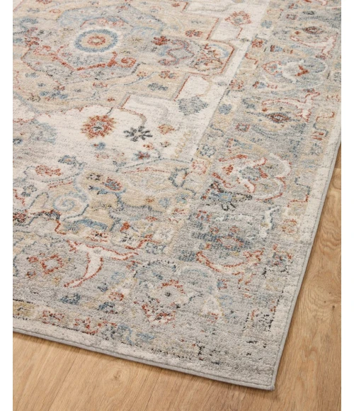 Loloi II Odette Ivory / Multi 5'-3" x 5'-3" Round Accent Rug