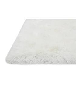 Loloi Orian Shag OR-01 WHITE Area Rug 2 ft. 3 in. X 3 ft. 9 in. Rectangle