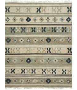 Loloi Owen OW-01 AQUA / INK Area Rug 3 ft. 6 in. X 5 ft. 6 in. Rectangle