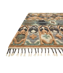 Loloi Owen OW-02 OCEAN / CAMEL Area Rug 3 ft. 6 in. X 5 ft. 6 in. Rectangle