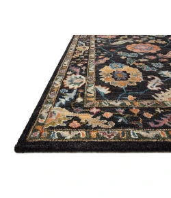Loloi Padma PMA-01 BLACK / MULTI Area Rug 2 ft. 0 in. X 5 ft. 0 in. Rectangle