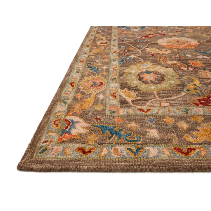Loloi Padma Charcoal / Multi PMA-01 9 ft. 3 in. X 13 ft. Rectangle Rug