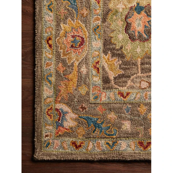 Loloi Padma Charcoal / Multi PMA-01 9 ft. 3 in. X 13 ft. Rectangle Rug