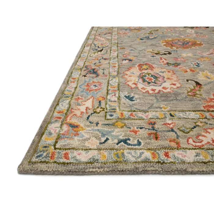 Loloi Padma Grey / Multi PMA-01 3 ft. 6 in. X 5 ft. 6 in. Rectangle Rug