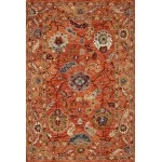 Loloi Padma PMA-01 ORANGE / MULTI Area Rug 5 ft. 0 in. X 5 ft. 0 in. Round