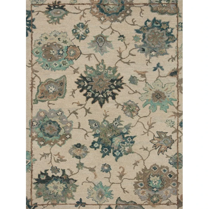 Loloi Padma Ivory / Blue 2'-0" x 5'-0" Accent Rug