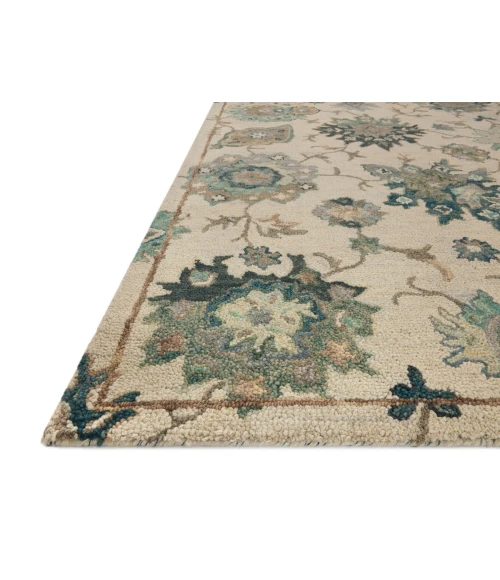Loloi Padma Ivory / Blue 2'-0" x 5'-0" Accent Rug