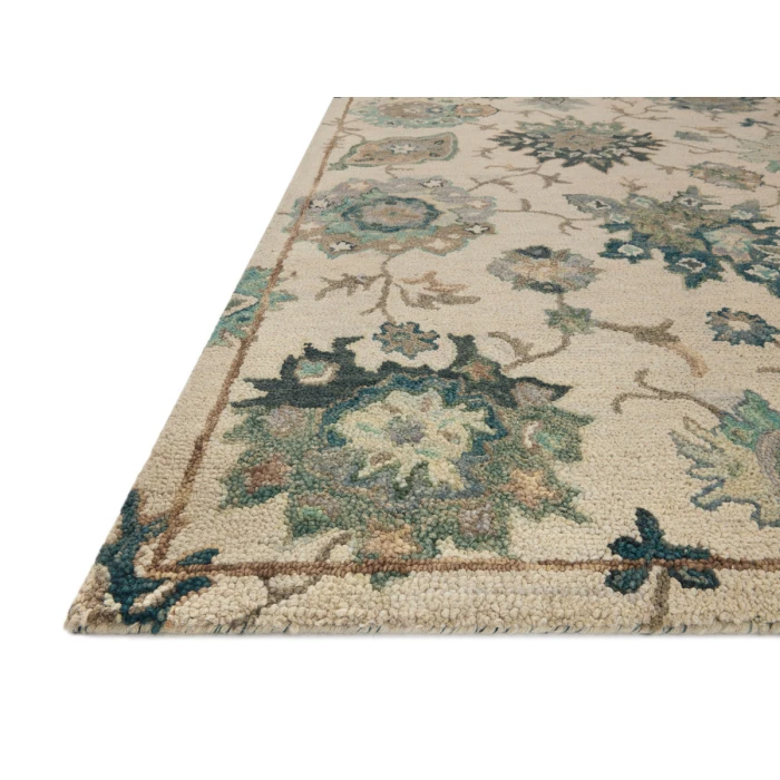 Loloi Padma Ivory / Blue 2'-0" x 5'-0" Accent Rug