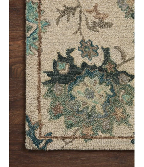 Loloi Padma Ivory / Blue 2'-0" x 5'-0" Accent Rug