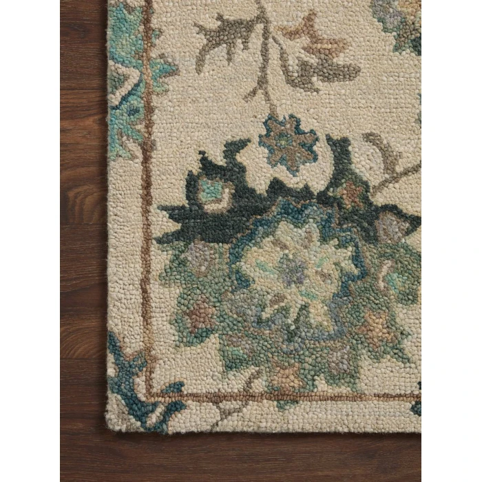 Loloi Padma Ivory / Blue 2'-0" x 5'-0" Accent Rug