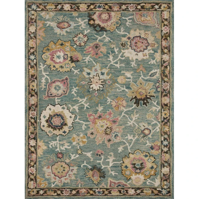 Loloi Padma Teal / Multi PMA-04 9 ft. 3 in. X 13 ft. Rectangle Rug