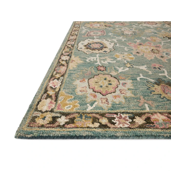 Loloi Padma Teal / Multi PMA-04 9 ft. 3 in. X 13 ft. Rectangle Rug