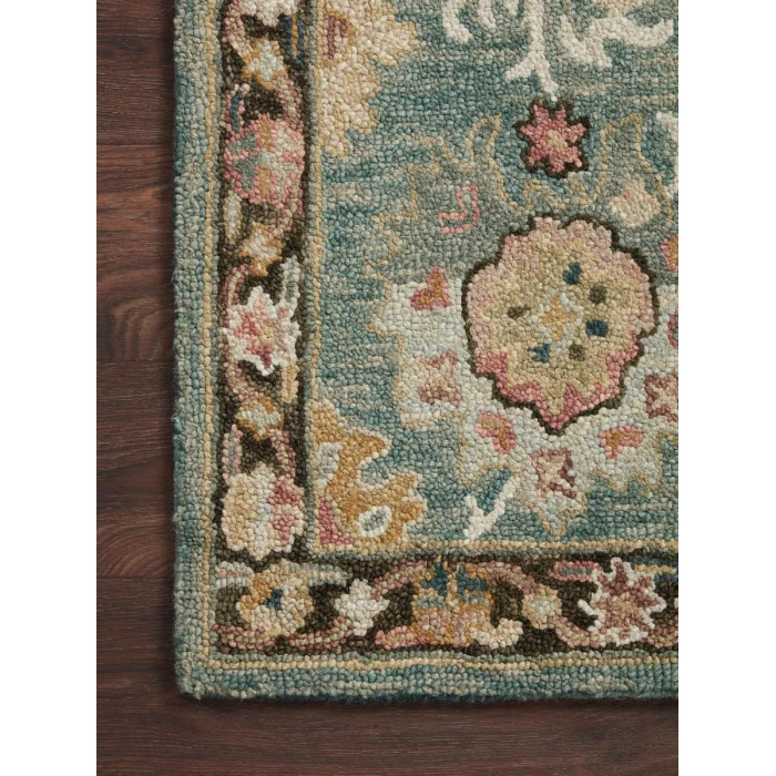 Loloi Padma Teal / Multi PMA-04 9 ft. 3 in. X 13 ft. Rectangle Rug