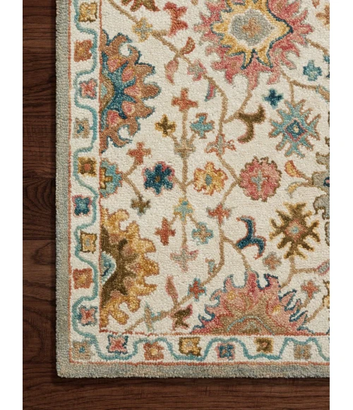 Loloi Padma Ivory / Multi PMA-05 5 ft. X 7 ft. 6 in. Rectangle Rug