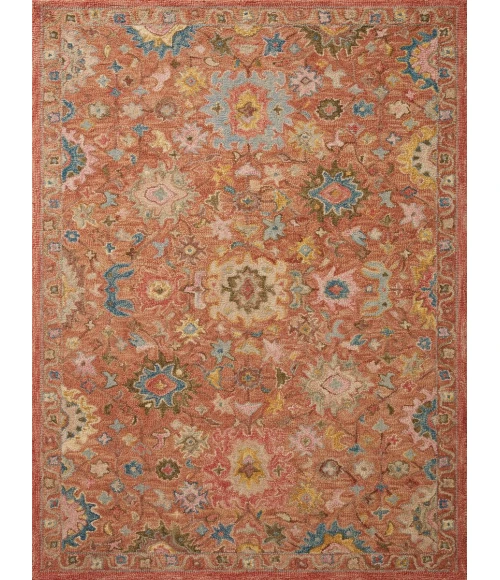 Loloi Padma Terracotta / Multi PMA-05 2 ft. 6 in. X 7 ft. 6 in. Rectangle Rug